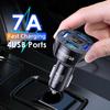 4 USB Ports Pd Quick Car Charger Adapter LED Display QC Fast Socket Splitter Charging Lighter Accessory Type Cigarette Car F5P7