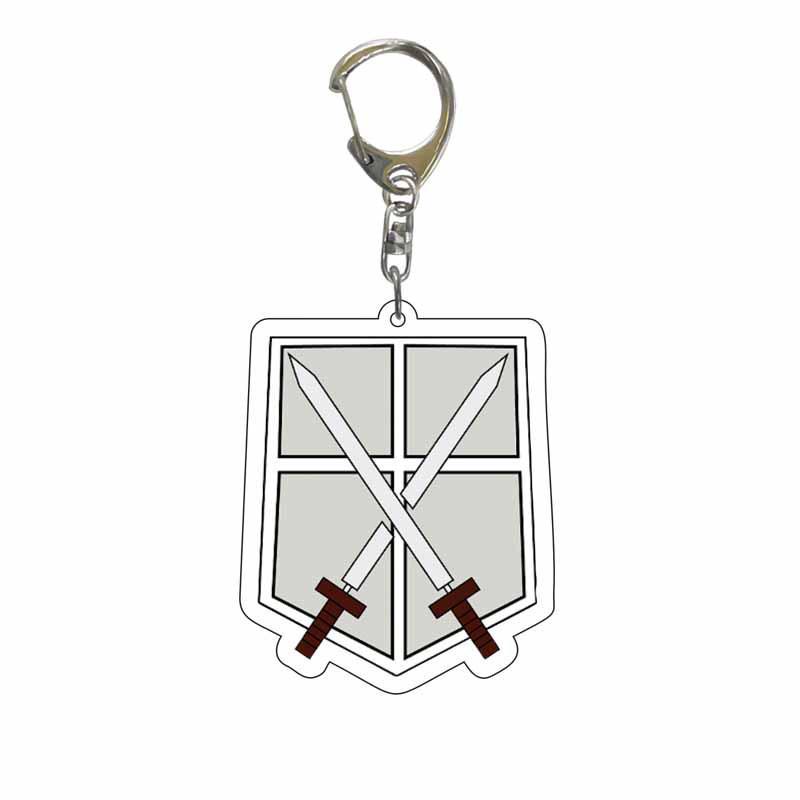 Attack On Titan Acrylic Keychain Pendant - Creative Anime Jewelry Gift
