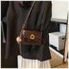 Oil Wax Leather Retro Shoulder Bag - Women's Small Square Bag for Spring 2025 Festival Fashion.