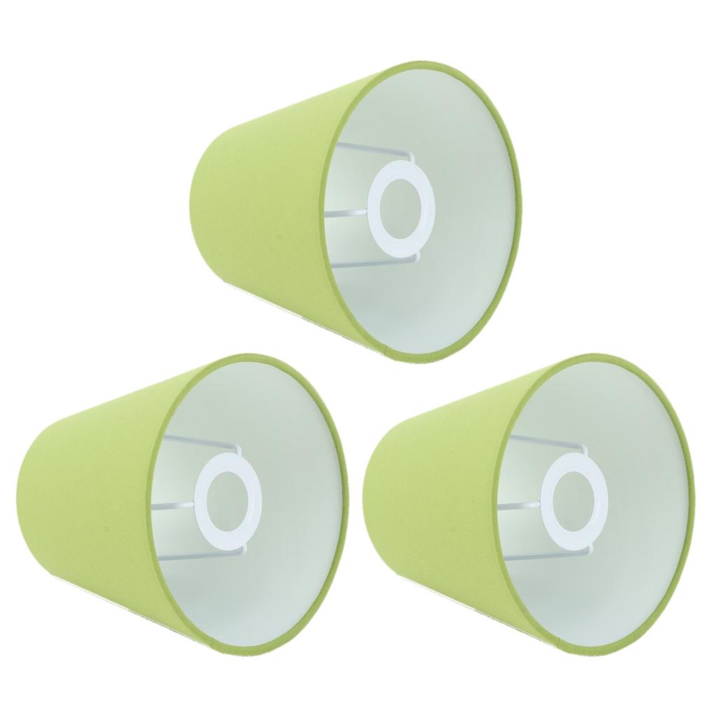 3pcs Cloth Fabric Lampshade Innovative E14 Intervention Type Modern Fabric Lampshade Dust Cover for