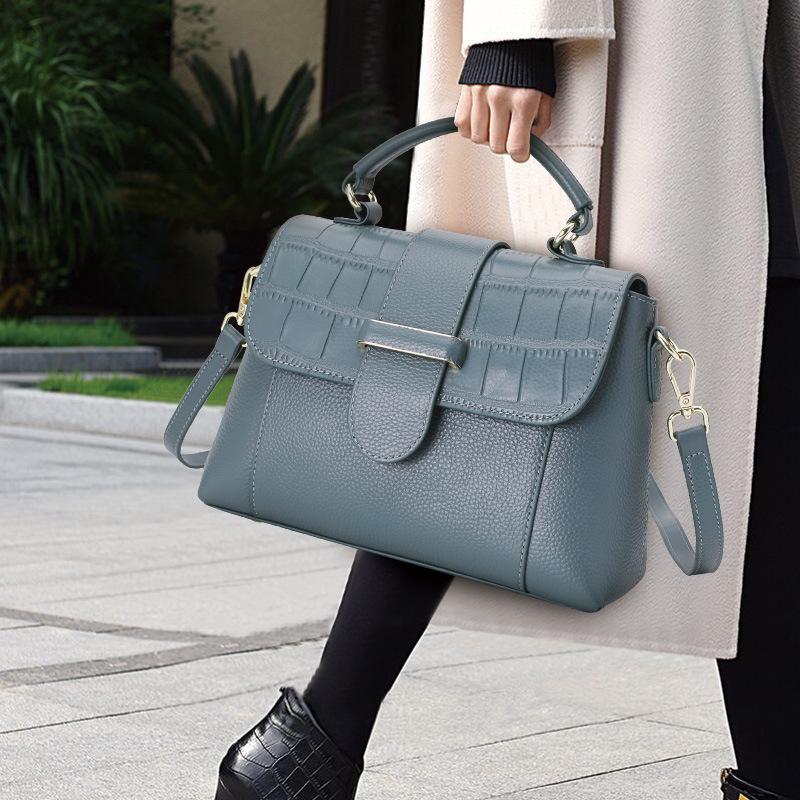 Women's Bag Spring and Summer New Fashion Women's Crossbody Bag Head Layer Cowhide Soft Leather Handbag for Women