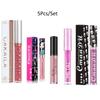 5pcs/Set Laser Diamond Dream Lip Gloss Shiny Metallic Lip Gloss Lipstick Long Lasting Waterproof Non-stick Cup Lipstick