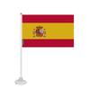 Drapeau - Espagne - Mini Drapeau Ventouse - 20 X 30 Cm - Polyester - Impression Recto/Verso