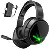 WolfLawS X1 Wireless Gaming Bluetooth 3D 50mm 40 Hours of Continuous Low for FPS Compatible with Xbox Series Xbox and Switch Headset, 2.4G 5.2,