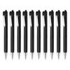 Zebra Oil-based Ballpoint Pen Brenyu 0.5mm Black Barrel Black Ink 10 Pieces B-BAS87-BK