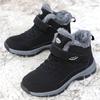 Men's Boots Snow Boots Men's Platform Boots Non-slip Velvet Men Winter Boots Fur Warm Ankle Boots Couple Boots Waterproof Boots