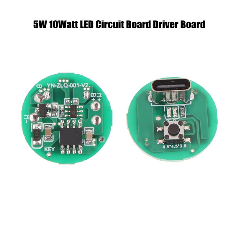 5W 10 Watt Led Circuit Board Driver Board Type-C Charging Module Diy Electronic Accessories For Flashlights Small Fans