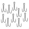 10pcs High Carbon Steel Fishhooks Fishing Double Hooks Dual Fish 28#