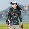 Women's Quick-Dry Floral Long-Sleeve Outdoor Sport Top