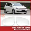 For VW Volkswagen Golf 6 MK6 5K 2009-2012 Touran 2011-2015 Left or Right Side Heated Wing Mirror Glass Rearview Mirror Lens