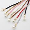 Spring And Summer Ladies Knotted Waist Chain Dress Woven Waist Rope Women'S Decorative Pearl Belt Multicolor