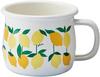 Toyo Horo Plune Enamel Mug, Lemon, Size: Approx. W12 D9.5 H7.5 PMA-513