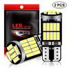 2pcs W5W T10 Led Bulbs Canbus 4014 26SMD 6000K 168 194 Led 5W5 Car Interior Dome Reading License Plate Light Signal Lamp White Yellow Blue