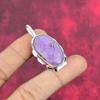 Purpurite Jewelry, 925 Solid Sterling Silver Pendant Handmade Gemstone Jewelry, Gifts For Wife Brand New Pendant