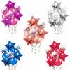9Pcs/set Confetti Balloon Star Foil Balloon Baby Shower Wedding Birthday Party Decoration Balloon