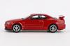 MINI GT 1/64 Nissan Skyline GT-R R34 V-Spec Active Red (Right-Hand Drive) Finished Product