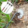 Weeding Artifact Uprooting Garden Weeder Tool with Non-Slip Handle Sharp Tines Design High Strength Hand Weeder Garden Tool