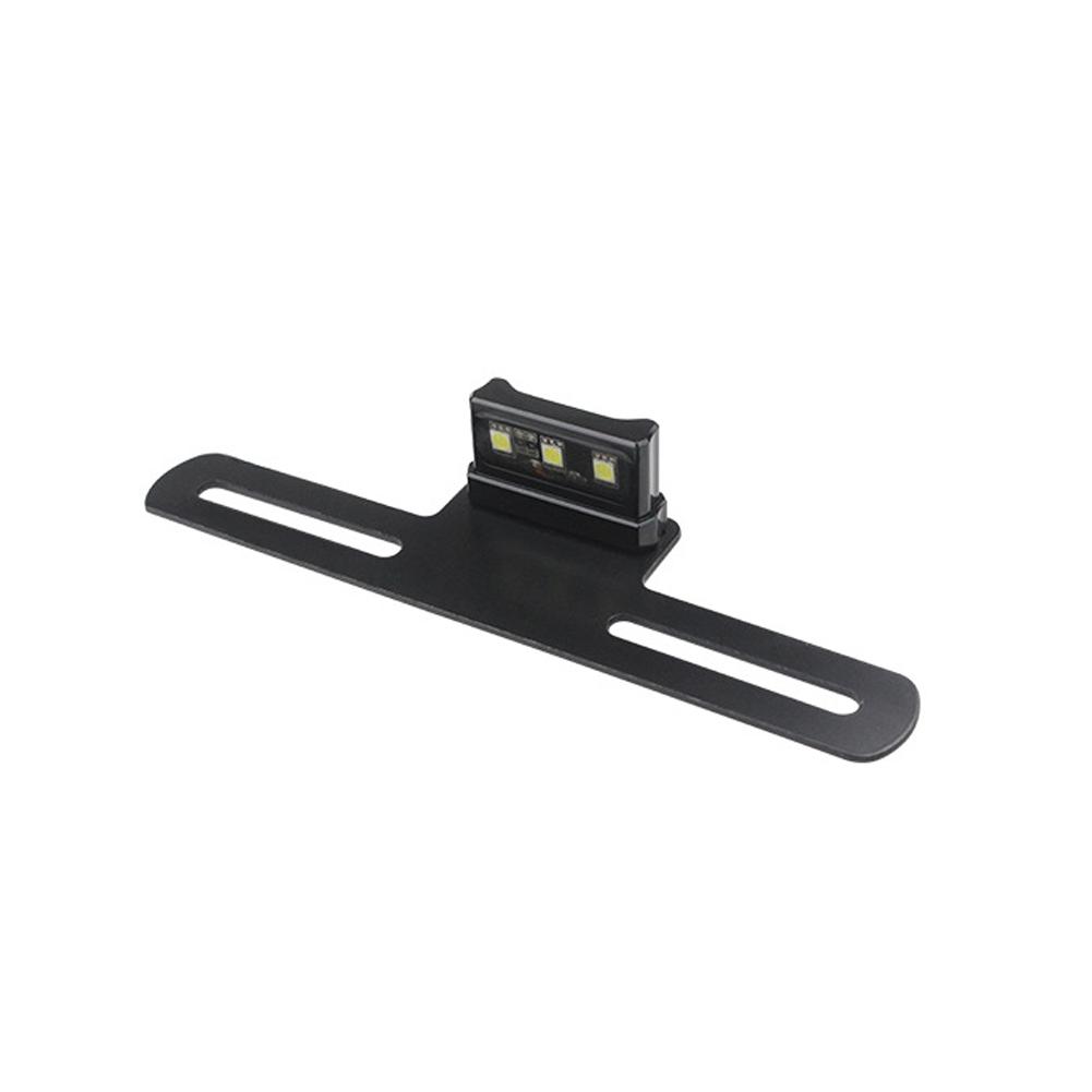 Motorcycle Electric Vehicle Mudguard License Bracket Plate Holder with LED Light Equipment Accessories Brackets