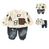 Kids Casual Long-Sleeve Set, Comfortable Daily Wear Outfits