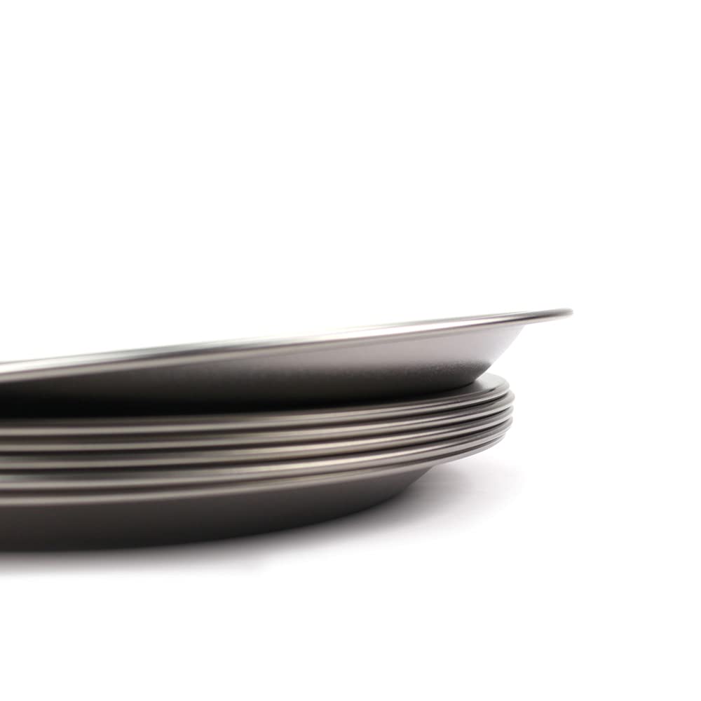 Тарелка для кемпинга на открытом воздухе, титановая тарелка Tsubame Sanjo 23 см, сделано в Японии, столовая посуда, плоская тарелка, сервировочная тарелка, круглая, большого размера, Solo Can Peaks Trees