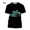 Cobra Series 3D Printed Men's Casual Short Sleeved T-shirt