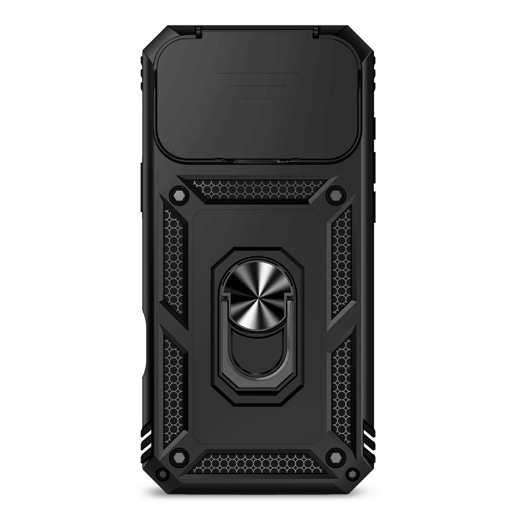 For iPhone 17 Pro Max Case PC+TPU Phone Cover with Lens Protection Kickstand