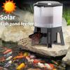 New Adjustable Solar Automatic Aquarium Feeder Timer Fish Pond Digital Food Dispenser Fishpond Intelligent Timing Feeding Device