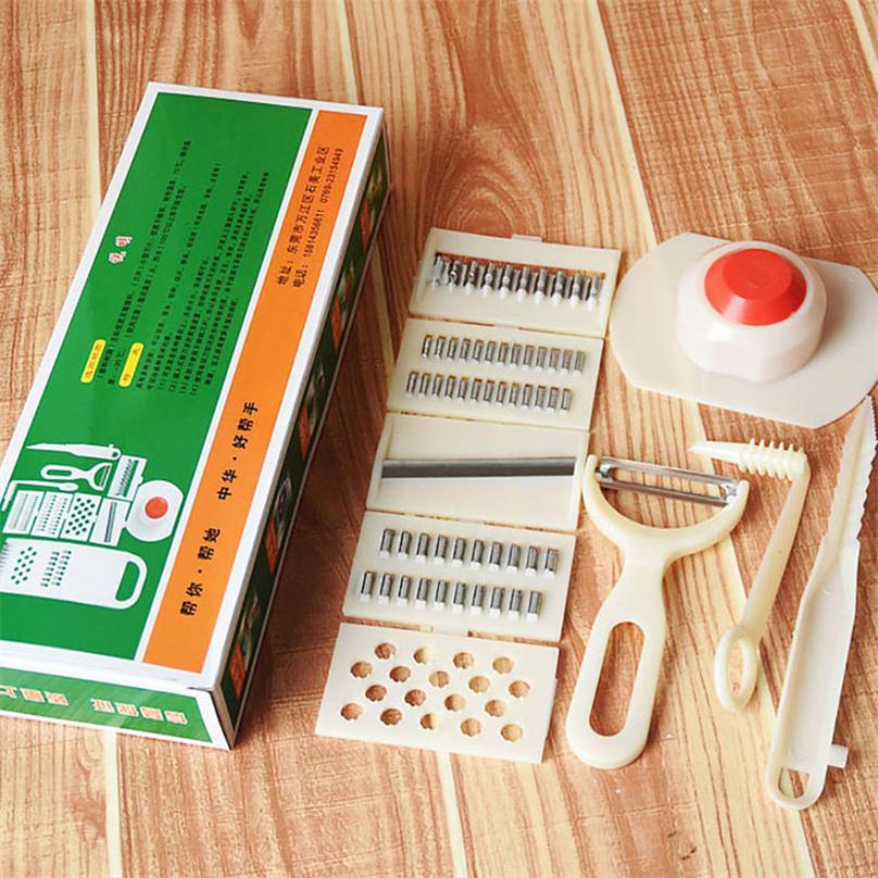 Многофункциональный овощерезный станок для нарезки картофеля, набор из 11 предметов