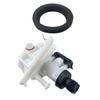 Durable ABS RV Toilet Water Valve - Long-Lasting And Reliable Leak-resistant Easy To Install White