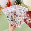 Cartoon Christmas Stickers for Kids: Kindergarten Rewards & Student Gifts