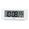 Clock Alarm Clock Table Clock Digital Radio White Pearl 77 X 174 X 38mm Comfortable Environment NAVI SQ794W