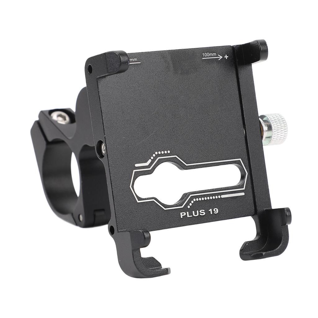 Phone Mount Aluminum Alloy Adjustable Anti Slip Cycling Handlebar Mounted Cell Phone Holder for