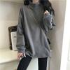 Double-sided Velvet Base Shirt for Women with Autumn and Winter New Loose Warm Long-sleeved T-shirt for Women Students Tops for Women