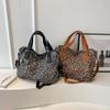 Leopard Pattern Shoulder Bags for Women PU Leather Female 2024 Winter Trend Winter Fashion Crossbody Bag Big Handbags