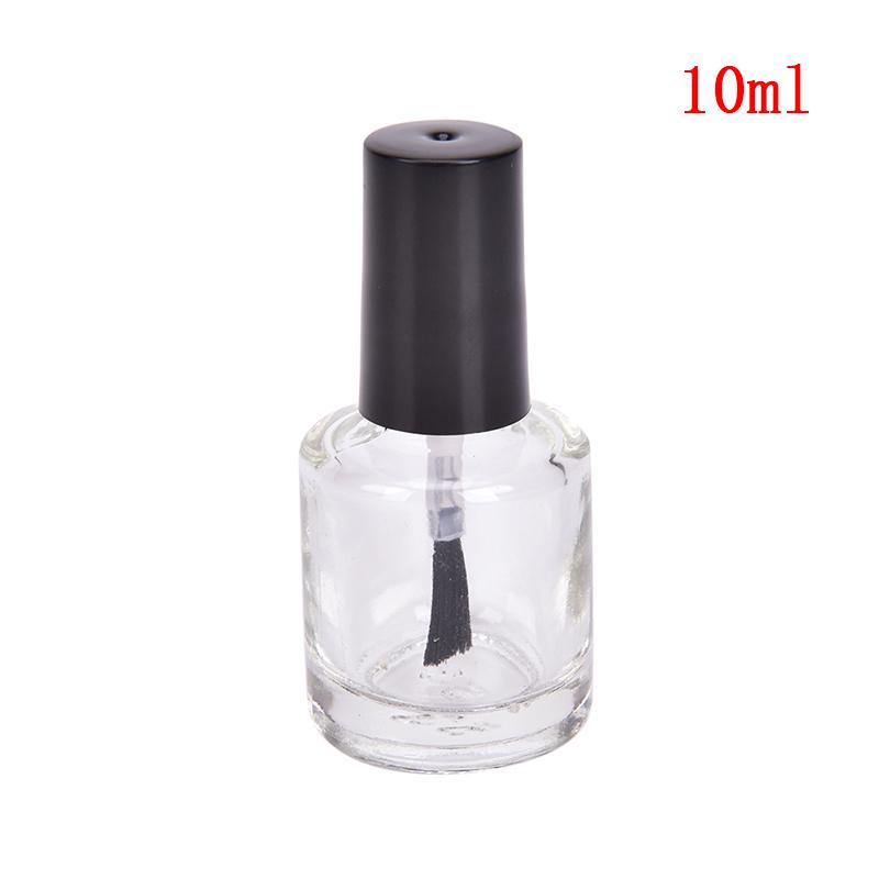 1Pcs 5/10/15Ml Empty Glass Nail Polish Bottle With Brush Nail Oil Glass Bottle