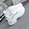 Little White Shoes Female Student Leather Top Spring Summer Net Surface Breathable Platform Platform Sneakers Daddy Shoes