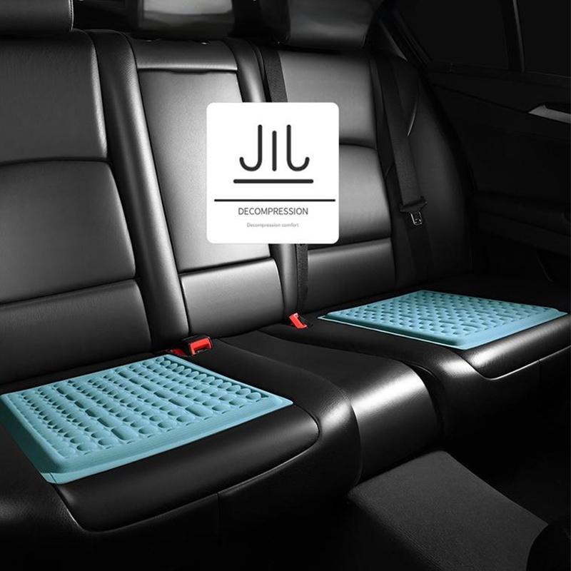 3D Car Seat Cushion Universal Breathable Cool Gel Cushion Honeycomb Butt Mat Multifunctional Home Office Chair Cooling Pad