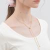 Halden Clamp Rope Necklace (N024_gold)