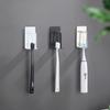 304 Stainless Steel Electric Toothbrush Holder Self-adhesive Waterproof Wall Mount Toothbrush Holder Bathroom Storage Ho