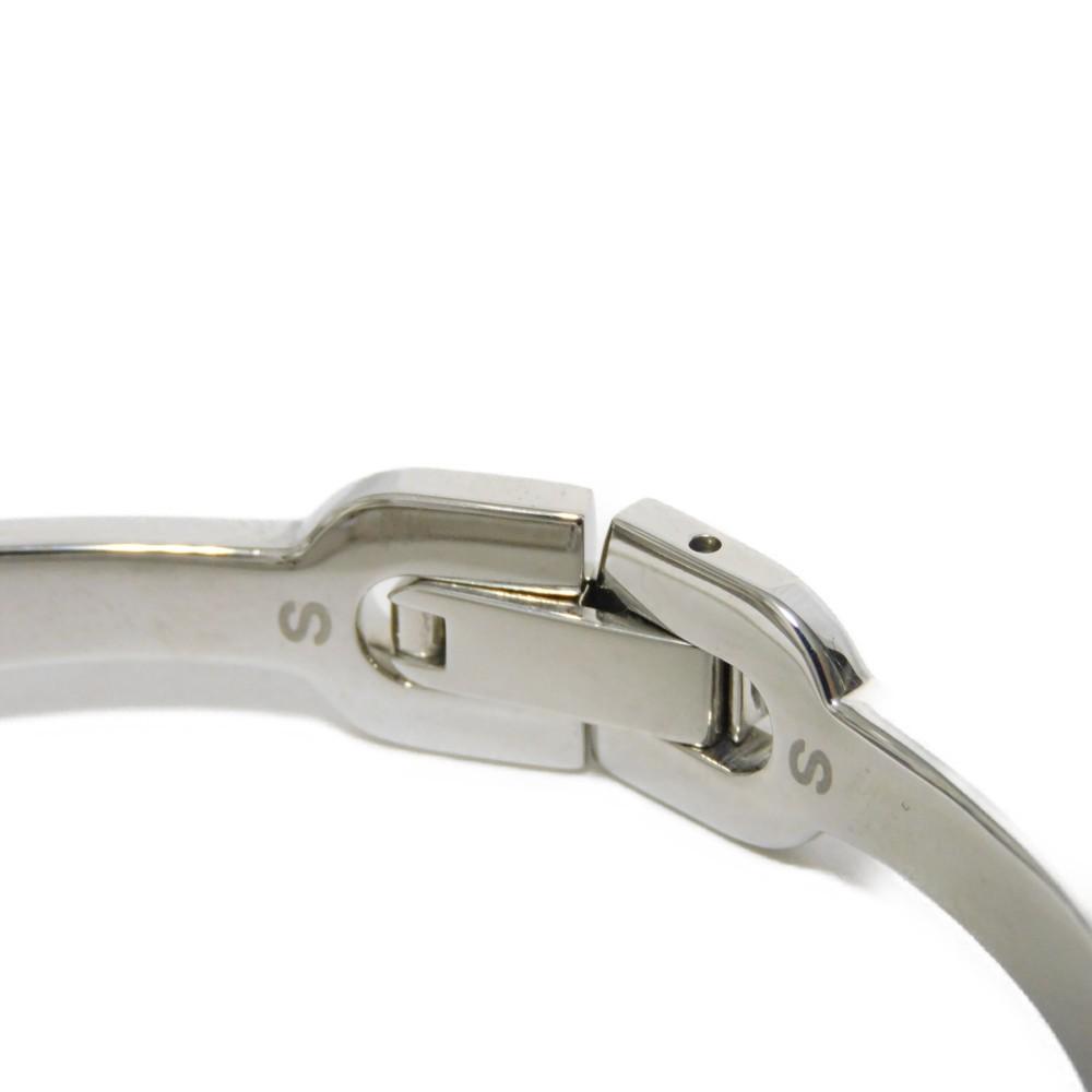 Used 9539 Bangle Watch 6800L 7975 Black Dial Quartz Stainless Steel Women's from Japan AUTHENTIC