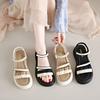 Stepping On Shit Sandals Female 2025 New Summer Wear Thick-soled Fairy Wind Soft-soled Fashion Word with Popular Women's Shoes