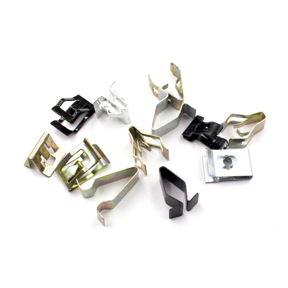 240 шт. Смешанные металлические U-образные клипсы-фиксаторы для консоли автомобиля, приборной панели