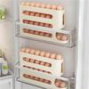 Slide Egg Storage Box 4-storey Ladder Type Egg Box Storage Refrigerator Side Door Large Capacity Automatic Egg Roller