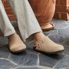 [CHUBASCO] CHUBASCO CANTO FUR BACK STRAP MULE FCC2409 TAUPE, FCC2409, 7000030985, Popular Korean Shoes