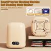 Mini Washing Machine Touch Screen Program 3 Cleaning Modes Intelligent Water Cleaning Quiet Operation Smart Mini Washer