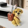 Cute Puppy Pen Holder Ornament Office Desktop Decoration Resin Stationery Student Storage Supplies Birthday Gifts For Girls