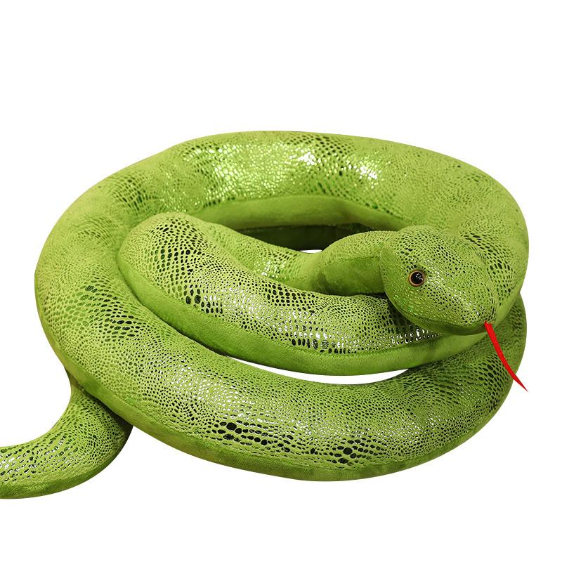 1pc Simulation Snakes Plush Toy Giant Long Snake Stuffed Animal Plushie Funny Tricky Friends Halloween Gift