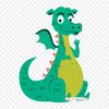 Dragon Graphics Kids Dragon Drawing Iron On Heat Transfer Printing Vinyl Patches Sticker for Clothes DIY Appliques Washable Patches