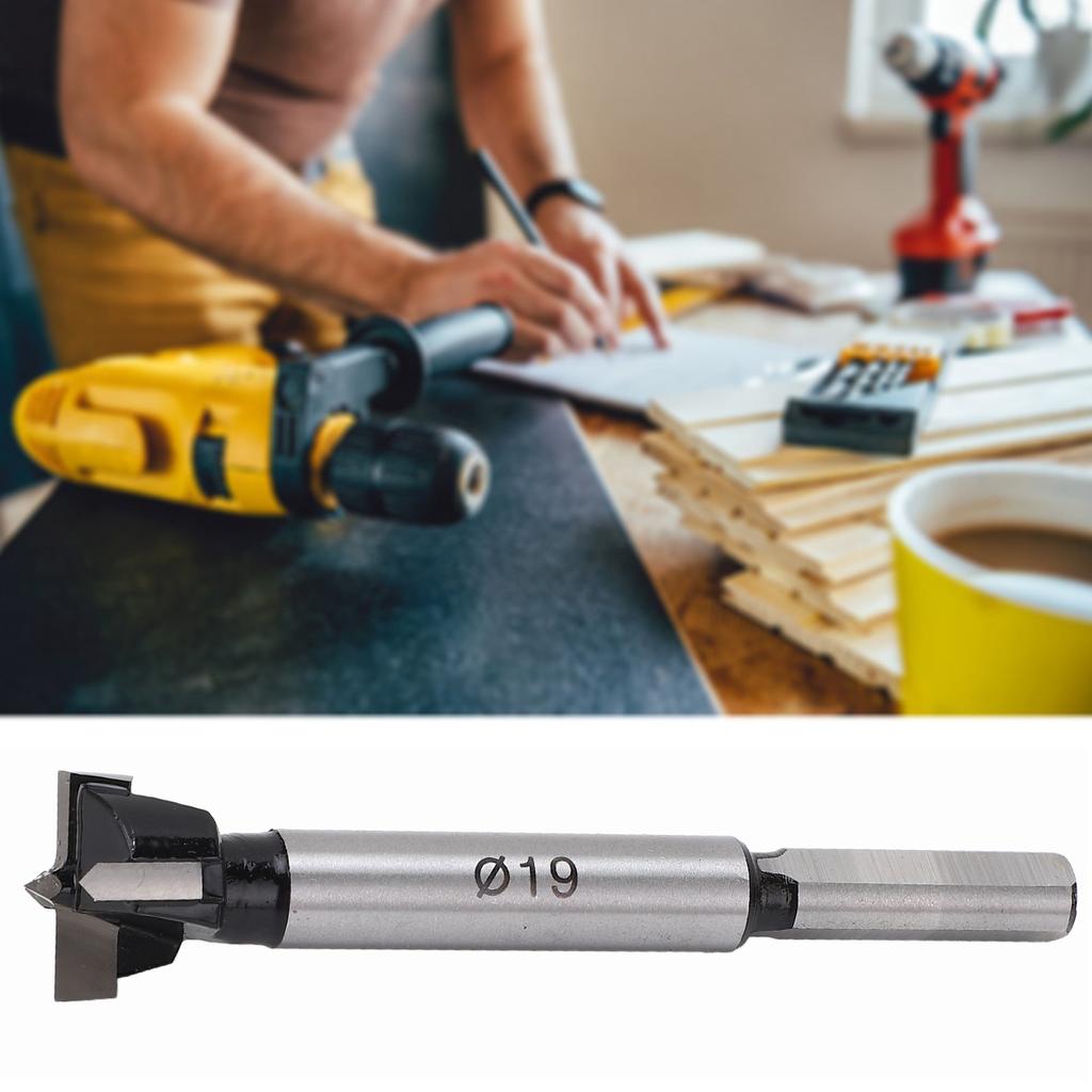 19mm Woodworking Boring Drill Bit Wood Stone Hole Saw Steel Cutter Drill Bit