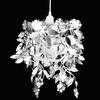 Hanging Chandelier - vidaXL - 21.5 X 30 Cm - Silver - Sequins - 3 E14 Bulbs